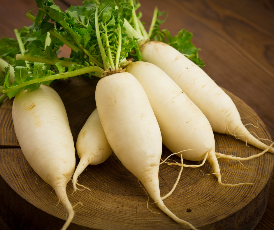 Benefits of Daikon (white radish)